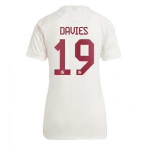 Bayern Munich Alphonso Davies #19 Rezervni Dres za Ženska 2023-24 Kratak Rukavima